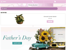 Tablet Screenshot of flowersbyjerri.com